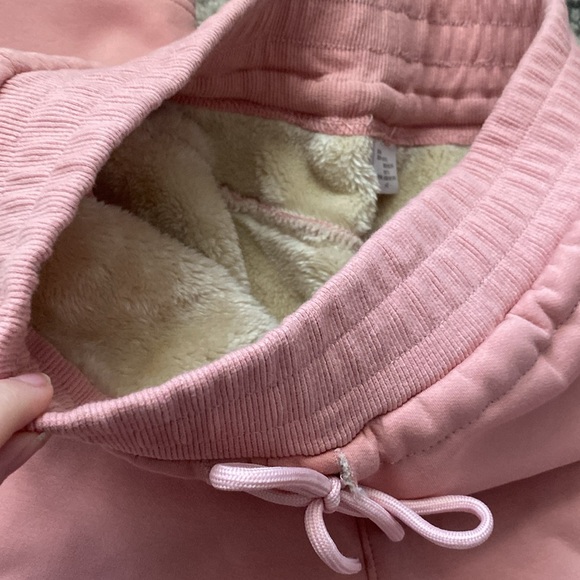 pink fluffy sweatpants - Picture 2 of 4